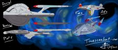 
					This was for the Cryptic/CBS-sponsored contest to design the next Enterprise for the game Star Trek Online. I unfortunately had little time to make and submit it due to finding out about the contest late, but I attempted anyway. I would like to go back and clean up my rush job sometime, of which took me one to two days.				